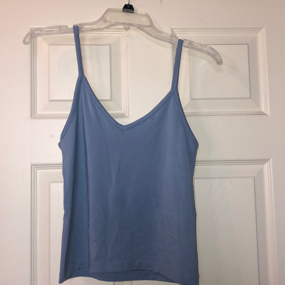 Express Light Blue Fitted Tank